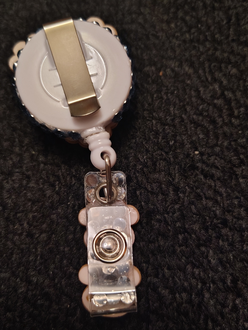 Cat Paw Cute Retractable Badge Reel with ID Clip Badge Clip Nurse RN Work Id - Picture 2 of 2
